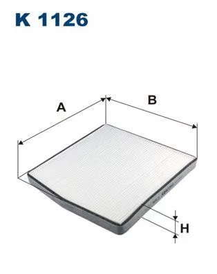 Filter, cabinelucht FILTRON K 1126)