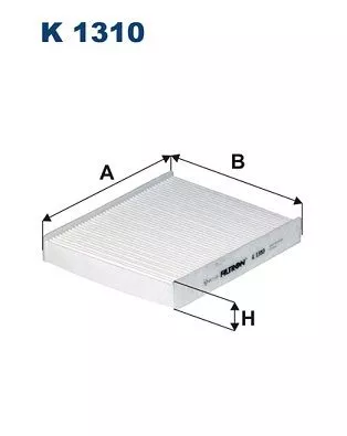 Filter, cabin air FILTRON K 1310)