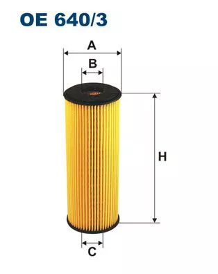 Oliefilter FILTRON OE 640/3)