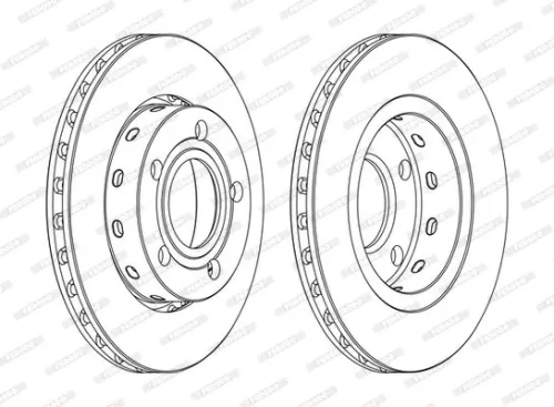 Brake Disc FERODO DDF1887C)
