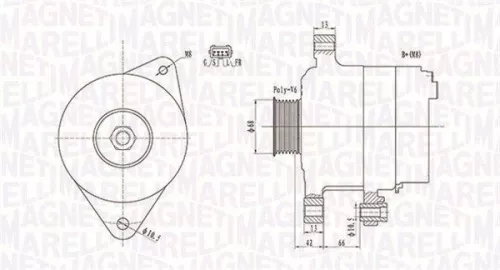 Dynamo MAGNETI MARELLI 063732112010)