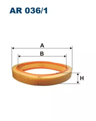 Luchtfilter FILTRON AR 036/1)