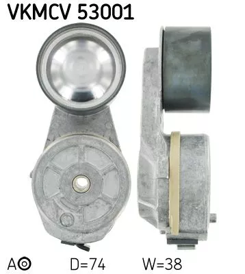 Riemspanner, V-geribbelde riem SKF VKMCV 53001)