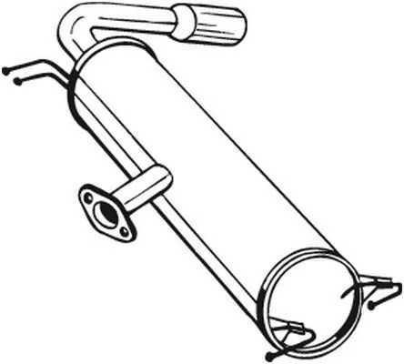Achterdemper BOSAL 228-467)