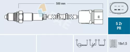 Oxygen Sensor FAE 75038)