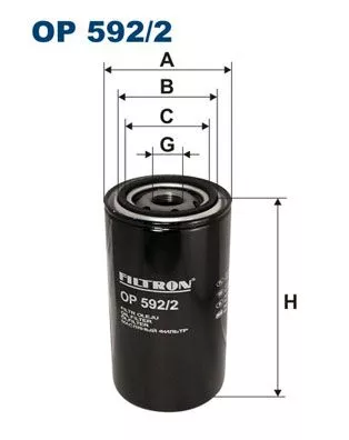 Oil Filter FILTRON OP 592/2)