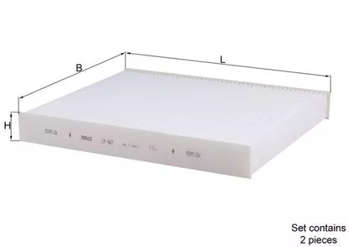Filter, cabin air KNECHT LA 467/S)