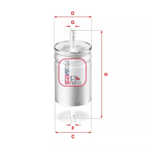 Fuel Filter SOFIMA S 1611 B)