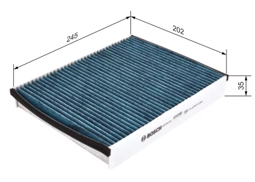 Filter, cabin air BOSCH 0 986 628 538)