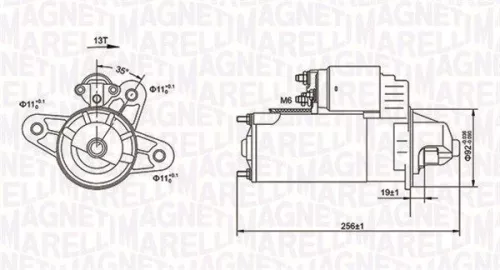 Starter MAGNETI MARELLI 063720977010)