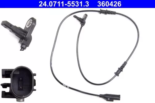 Sensor, wielsnelheid ATE 24.0711-5531.3)