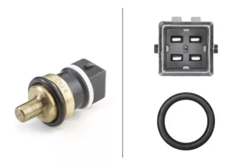 Sensor, koelvloeistoftemperatuur HELLA 6PT 358 058-201)