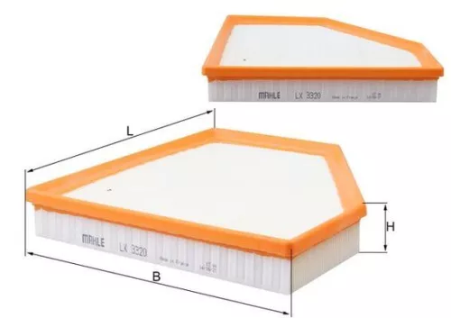 Luchtfilter KNECHT LX 3320)