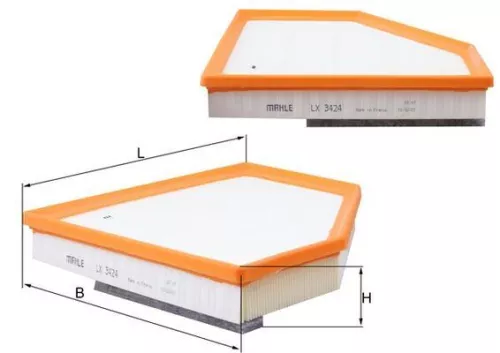 Luchtfilter KNECHT LX 3424)