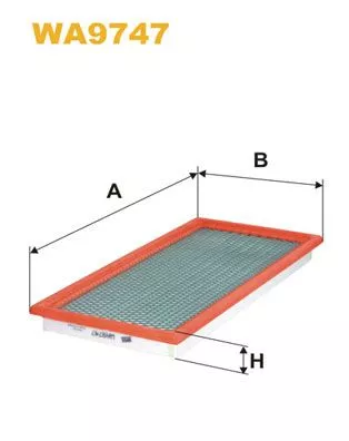 Luchtfilter WIX FILTERS WA9747)
