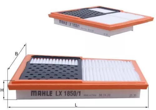 Luchtfilter KNECHT LX 1850/1)