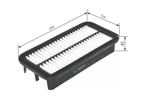 Luchtfilter BOSCH F 026 400 016)
