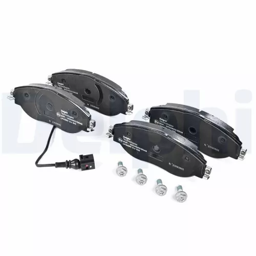 Brake Pad Set, disc brake DELPHI LP2250)