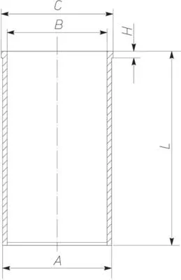 Cilindervoering MAHLE 043 WV 43 00)