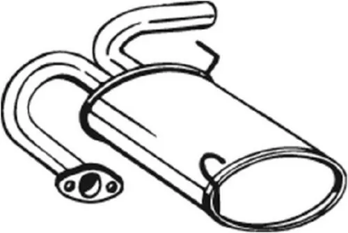 Achterdemper BOSAL 145-075)