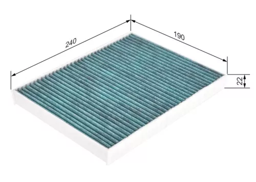 Filter, cabin air BOSCH 0 986 628 507)