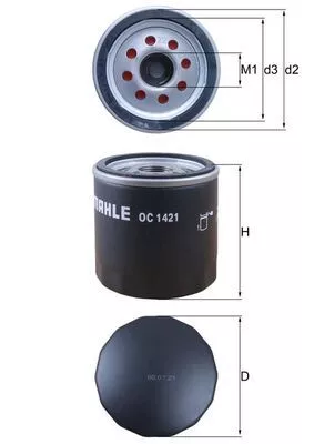 Oil Filter KNECHT OC 1421)