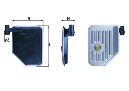 Hydraulisch filter, automatische transmissie KNECHT HX 156)