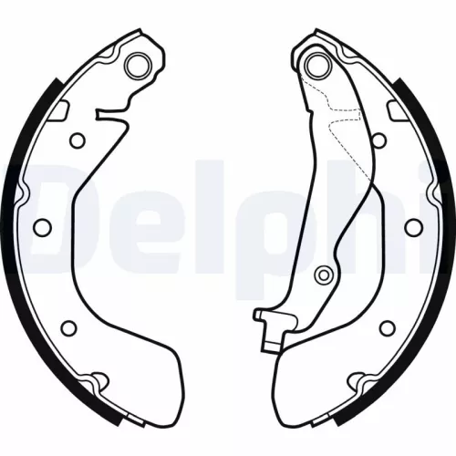 Brake Shoe Set DELPHI LS2134)