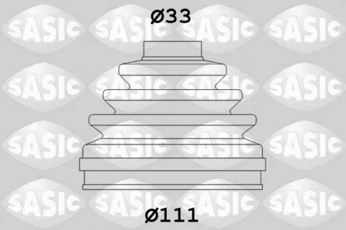 Balgset, aandrijfas SASIC 2933993)