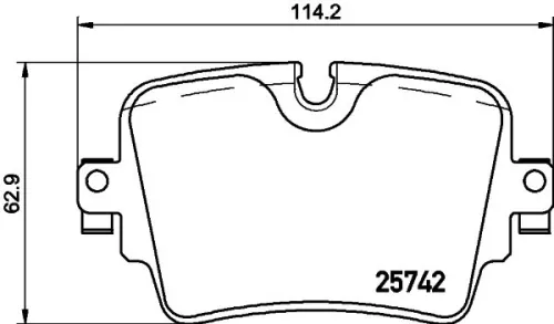 Remblokkenset, schijfrem BREMBO P 36 033)