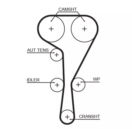 Timing Belt GATES 5550XS)