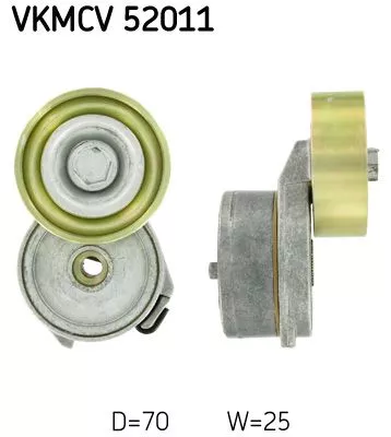 Riemspanner, V-geribbelde riem SKF VKMCV 52011)