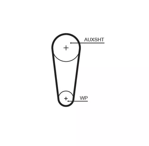 Timing Belt GATES 5683XS)