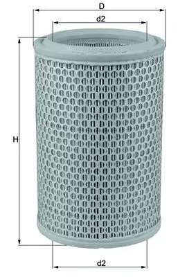 Luchtfilter KNECHT LX 660)