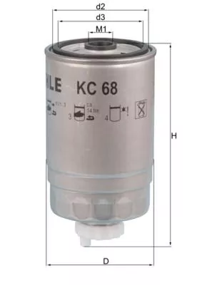 Fuel Filter KNECHT KC 68)