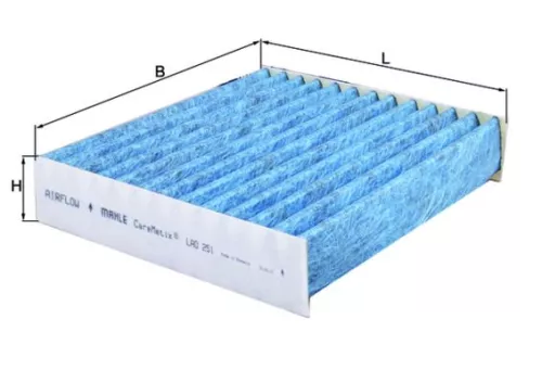 Filter, cabin air KNECHT LAO 251)