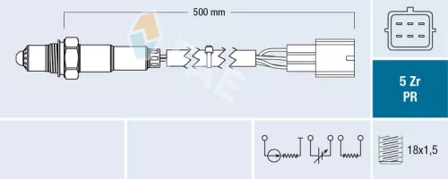 Oxygen Sensor FAE 75041)