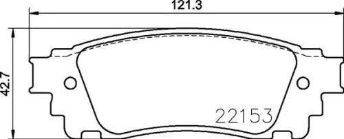 Remblokkenset, schijfrem BREMBO P 83 166)