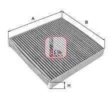 Filter, cabinelucht SOFIMA S 4105 CA)