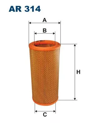 Luchtfilter FILTRON AR 314)
