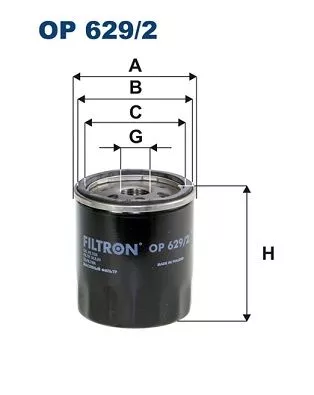 Oil Filter FILTRON OP 629/2)