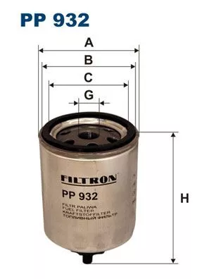 Fuel Filter FILTRON PP 932)