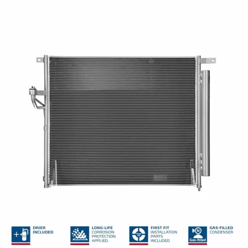 Condenser, air conditioning NISSENS 940266)