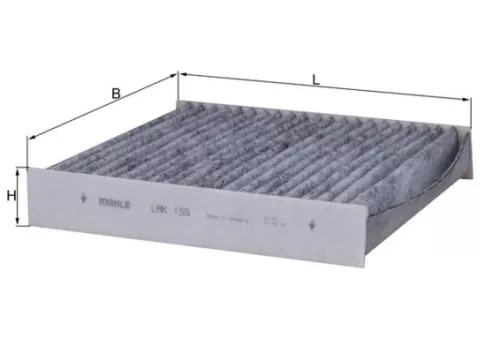 Filter, cabin air KNECHT LAK 155)