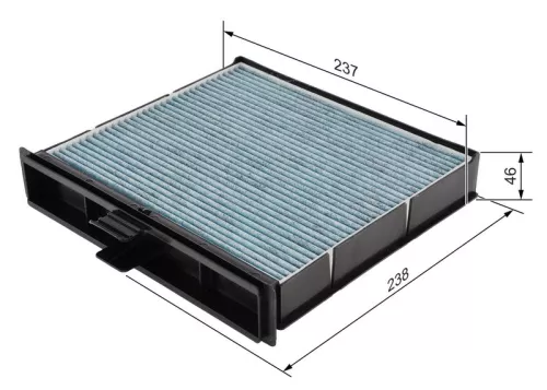 Filter, cabin air BOSCH 0 986 628 527)