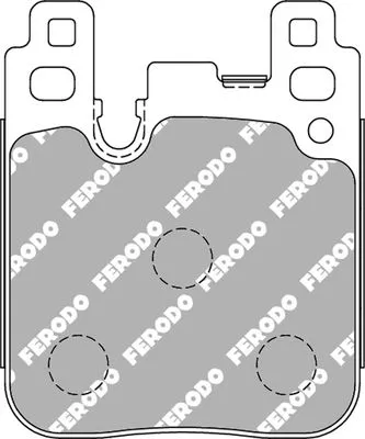 Remblokkenset, schijfrem FERODO RACING FCP4663Z)