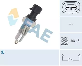 Schakelaar, achteruitrijlicht FAE 40520)
