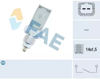 Schakelaar, achteruitrijlicht FAE 40491)
