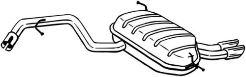 Achterdemper BOSAL 279-631)