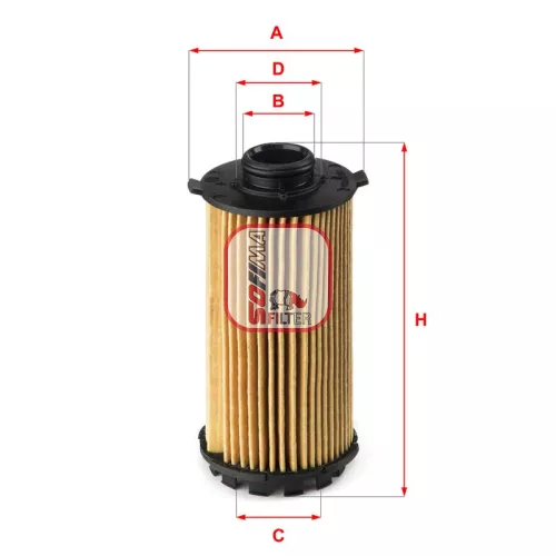 Oil Filter SOFIMA S 5149 PE)